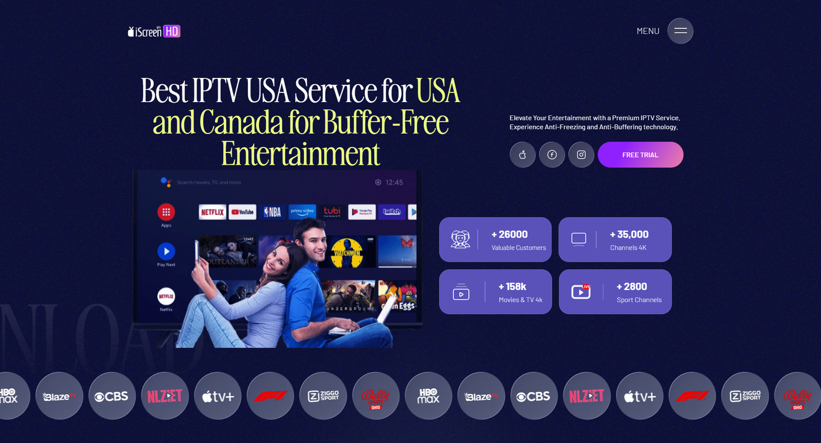iScreenHD IPTV Review